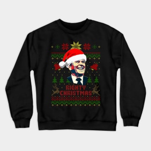 Ronald Reagan Righty Christmas Crewneck Sweatshirt